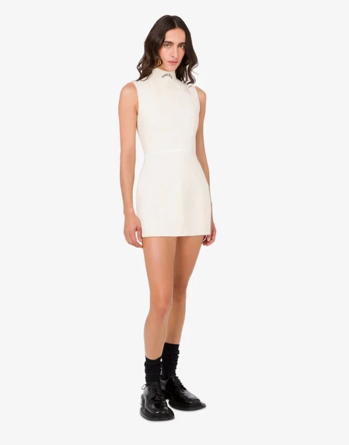 Vestido de lona de algodón crudo