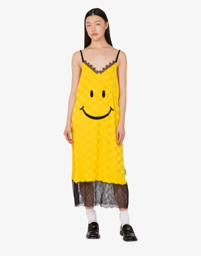 Vestido de mezcla de seda Smiley® Vestido de mezcla de seda Smiley®