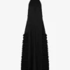 Vestido de popelín de algodón bordado