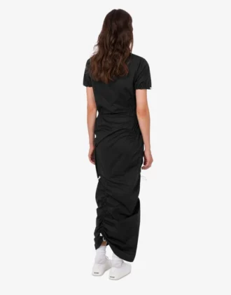 Vestido de popelín de algodón elástico