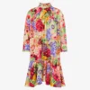 Vestido de popelín de algodón estampado