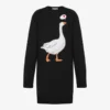 Vestido de punto de algodón Goose Vestido de punto de algodón Goose