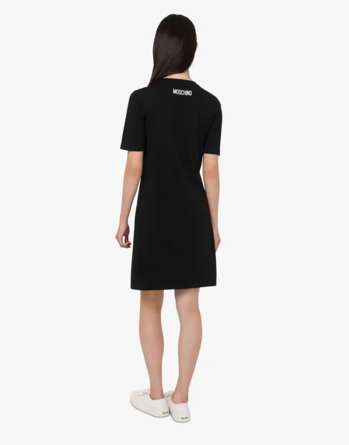 Vestido de punto de algodón Goose