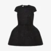 Vestido de tela de lana mezclada