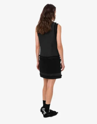 Vestido elástico de bouclé