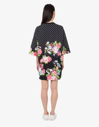 Vestido estampado de algodón grueso