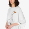 Vestido oversize de algodón grueso Goose Vestido oversize de algodón grueso Goose