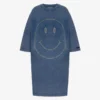 Vestido oversize de algodón grueso Smiley® Vestido oversize de algodón grueso Smiley®