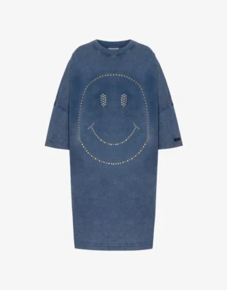 Vestido oversize de algodón grueso Smiley®