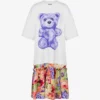 Vestido oversize de algodón Moschino Teddy Bear Vestido oversize de algodón Moschino Teddy Bear