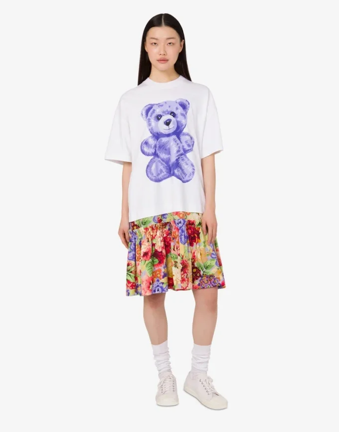 Vestido oversize de algodón Moschino Teddy Bear Vestido oversize de algodón Moschino Teddy Bear