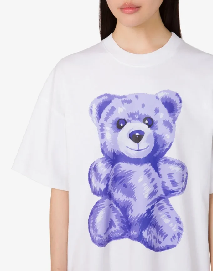 Vestido oversize de algodón Moschino Teddy Bear Vestido oversize de algodón Moschino Teddy Bear