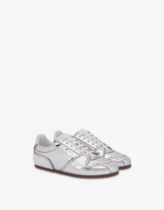 Zapatillas con efecto espejo