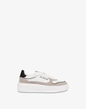 Zapatillas de ante y piel de becerro