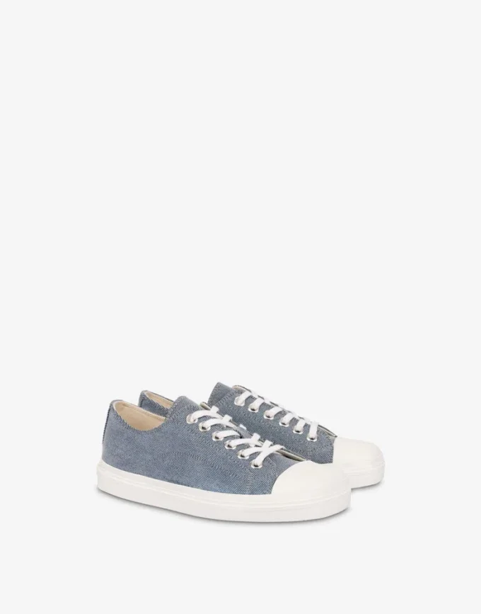 Zapatillas de denim flocado Zapatillas de denim flocado