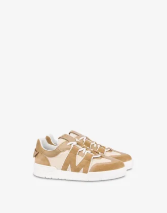 Zapatillas de piel de becerro y ante