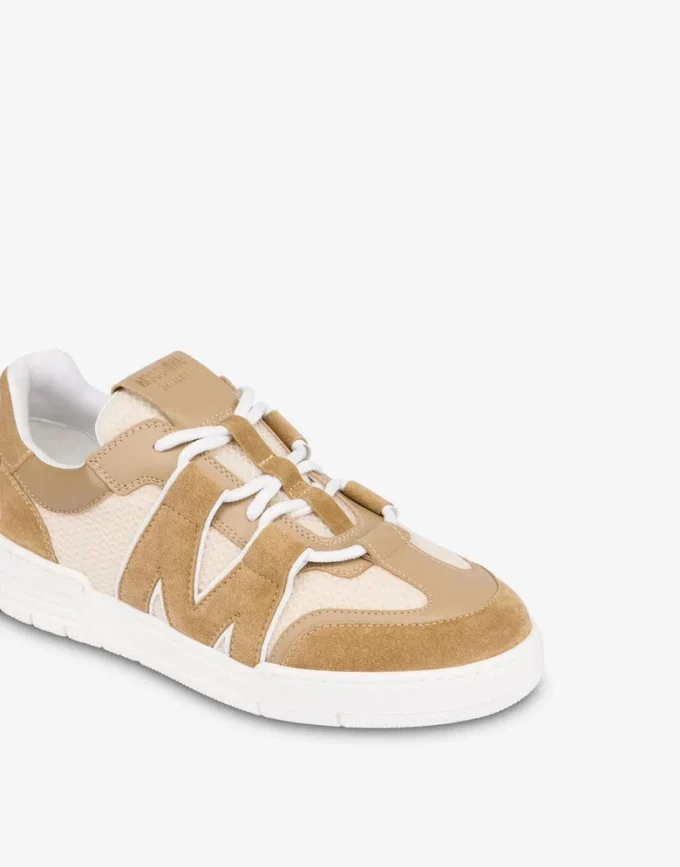 Zapatillas de piel de becerro y ante Zapatillas de piel de becerro y ante