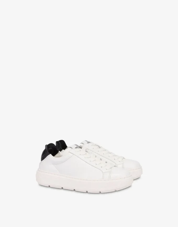 Zapatillas de piel napa y piel de cordero Zapatillas de piel napa y piel de cordero
