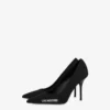 Zapatos de salón con logotipo de neopreno y goma