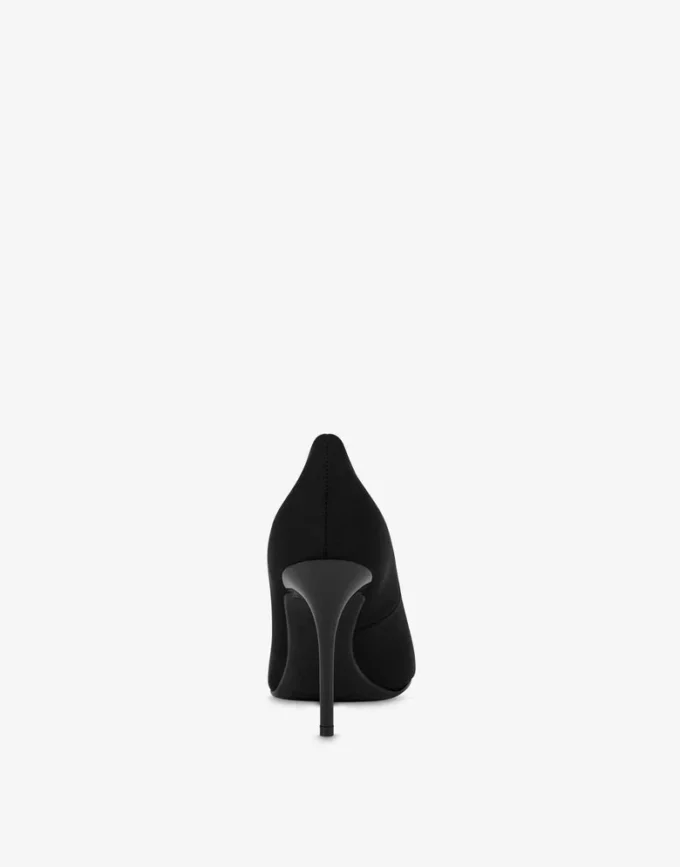 Zapatos de salón con logotipo de neopreno y goma