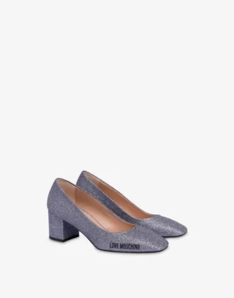 Zapatos de salón con purpurina
