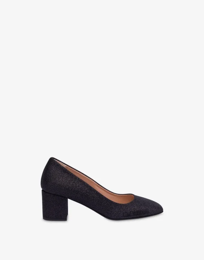 Zapatos de salón con purpurina