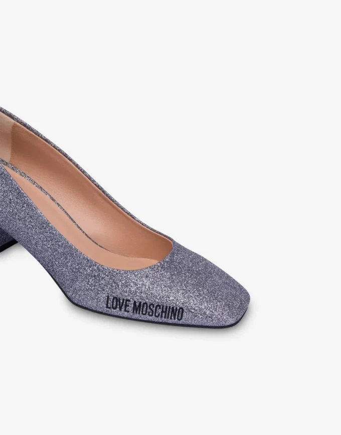 Zapatos de salón con purpurina
