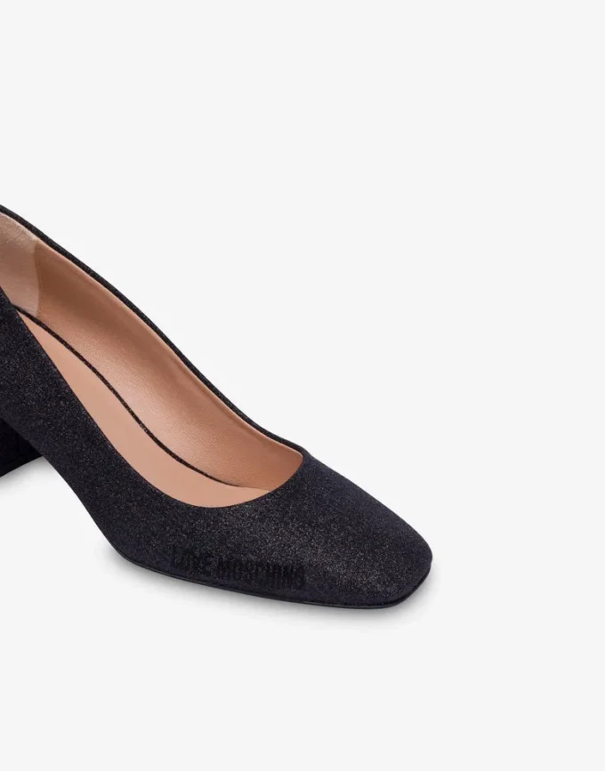 Zapatos de salón con purpurina