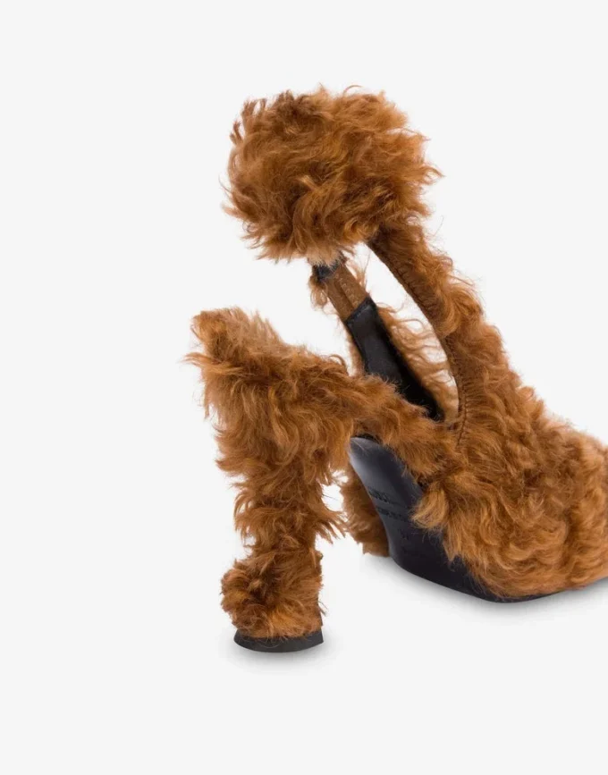 Zapatos de salón de mohair