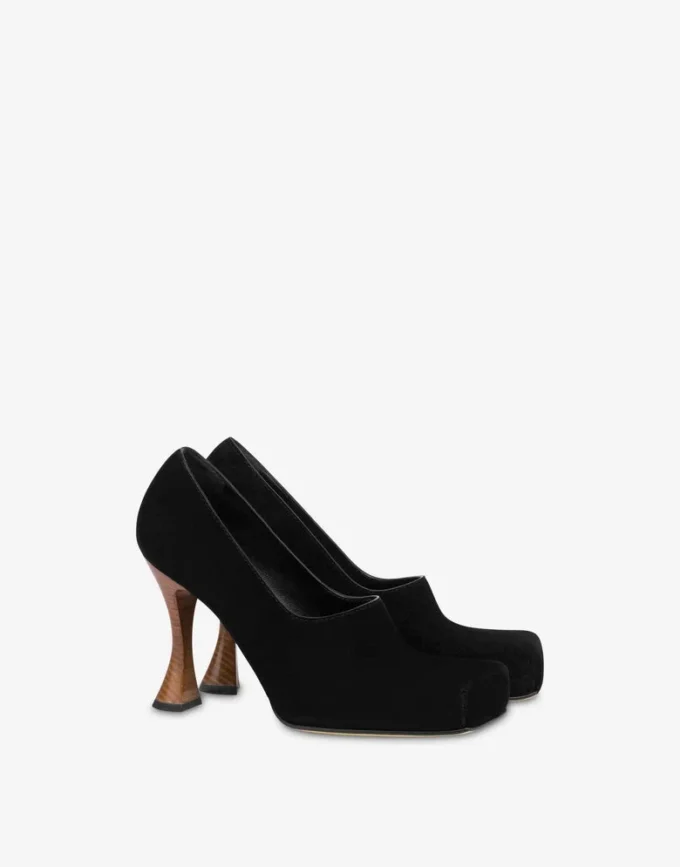 Zapatos de tacón de ante