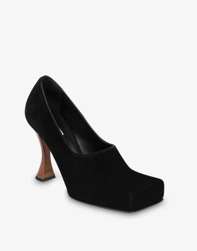 Zapatos de tacón de ante