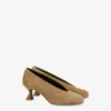 Zapatos de tacón de ante de pato