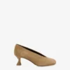 Zapatos de tacón de ante de pato
